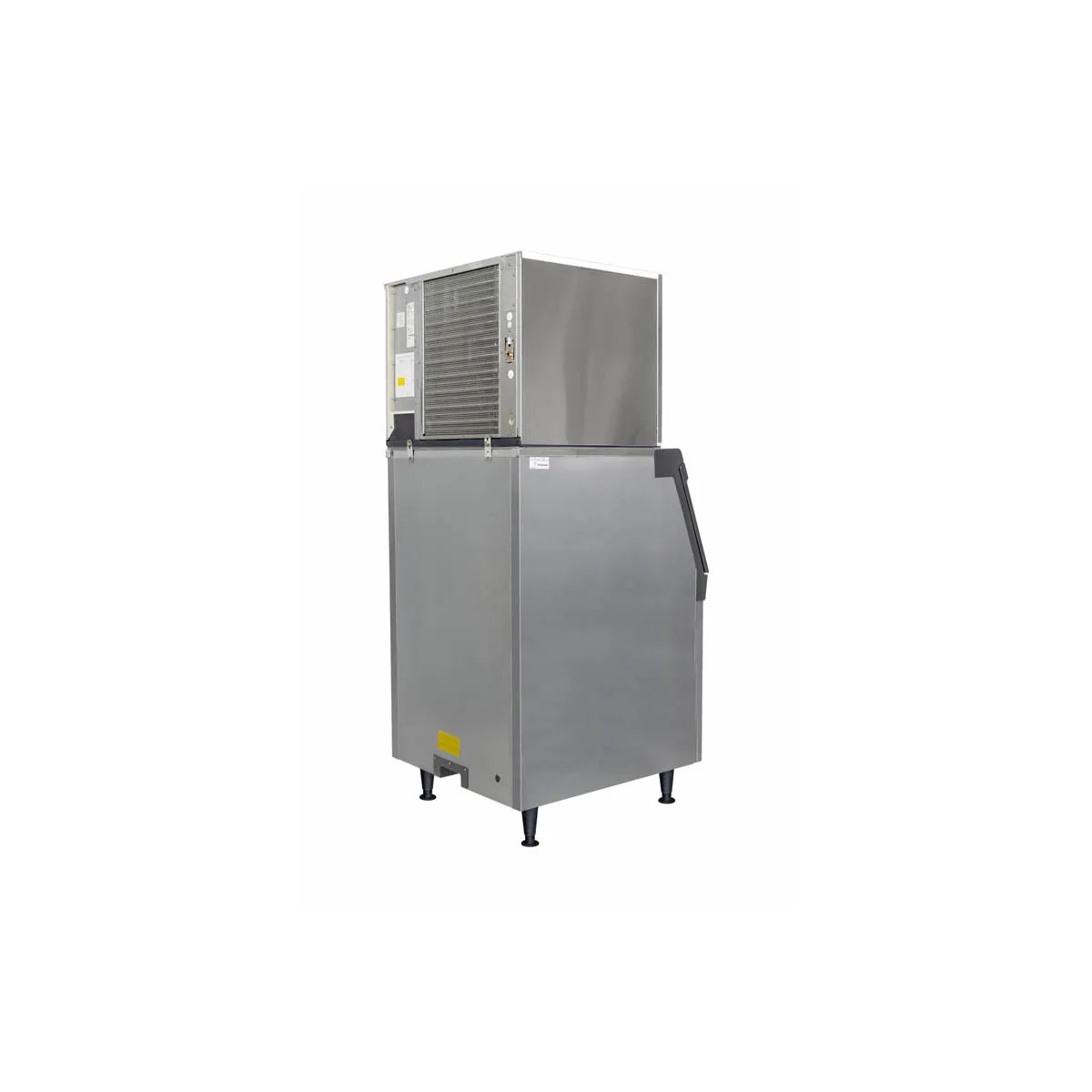 Scotsman MC0330SAX-1/B530S Air Cooled Half Cube 400 lb Ice Machine with Bin, 536 lb Stainless