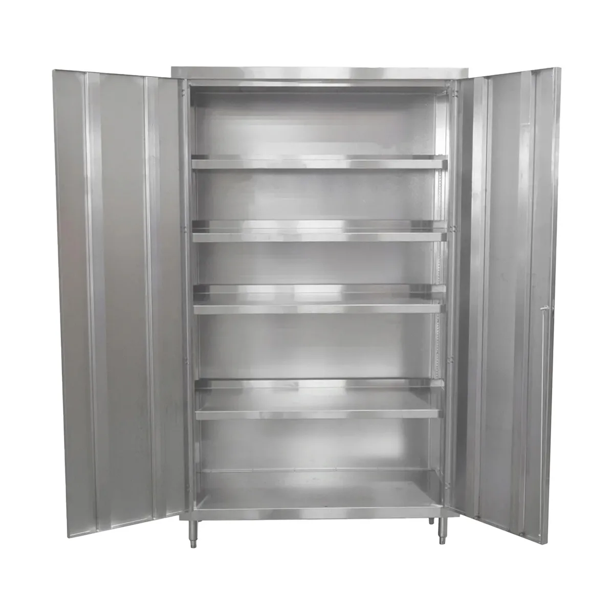 John Boos TCH-224884 Stainless Steel Storage Cabinet - w/ (2) Doors, (4) Shelves