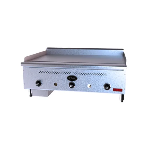 Royal Range of California RD80-60 60" Countertop Thermostatic Gas Griddle, 160.000 BTU