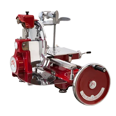 Omcan USA 44007 Trento Volano Manual Meat Slicer, 12.5" Cast Iron/Stainless Steel, 360° Blade Guard, NSF Certified, Made in Italy