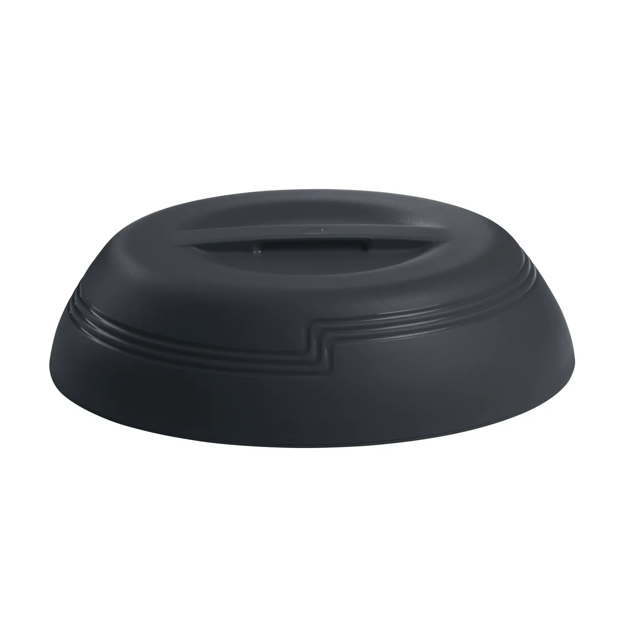 Cambro MDSLD9110 Dome Cover - 2‑3/4" H Plastic Dome, Fits 9" Plate, 10‑1/4" OD, Black, Made in USA