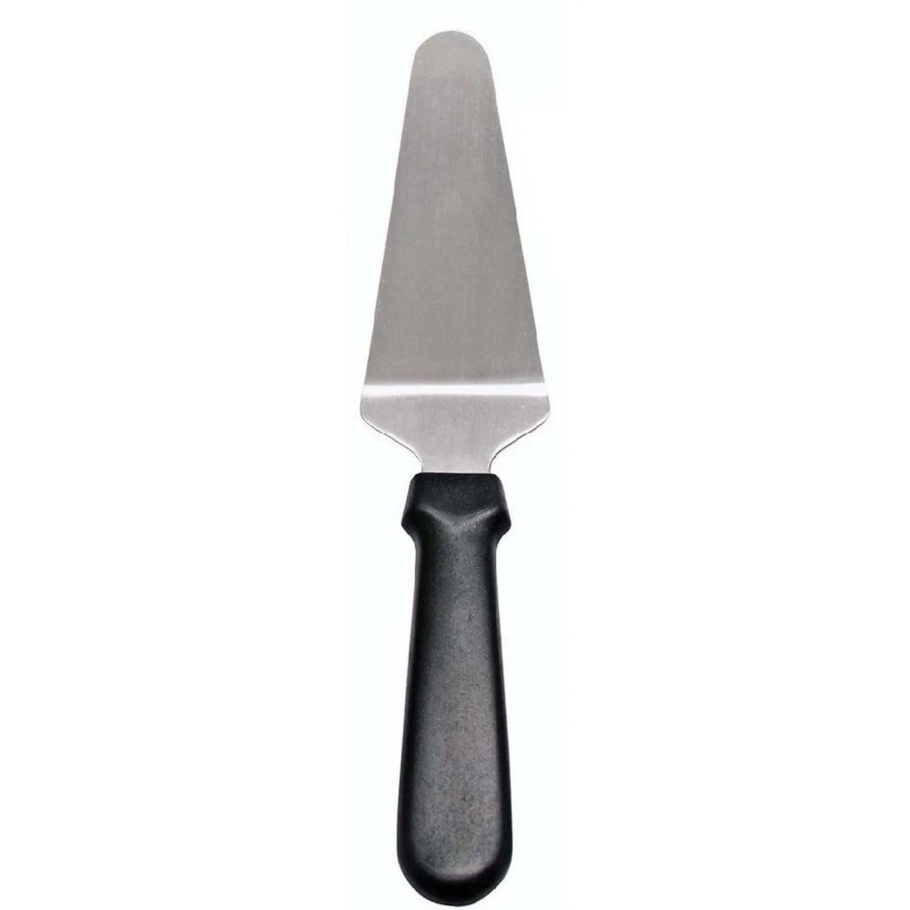 Omcan USA 80028 Pie Server: 4-5/8" x 2-3/8" Stainless Steel Blade, Black Plastic Handle, Smooth Edge
