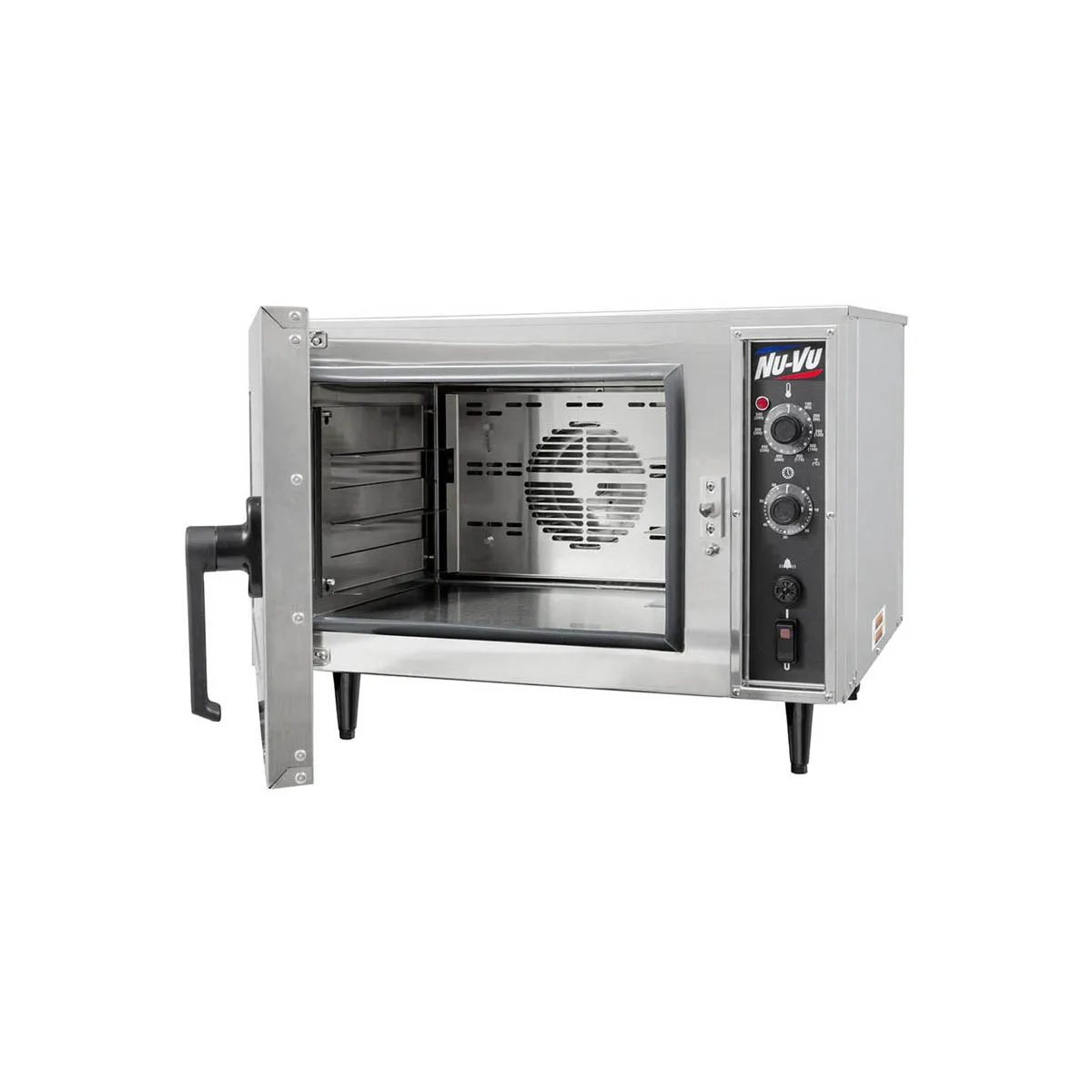 NU-VU NCO3 Single-Deck Half-Size Electric Convection Oven w/ Electromechanical Controls