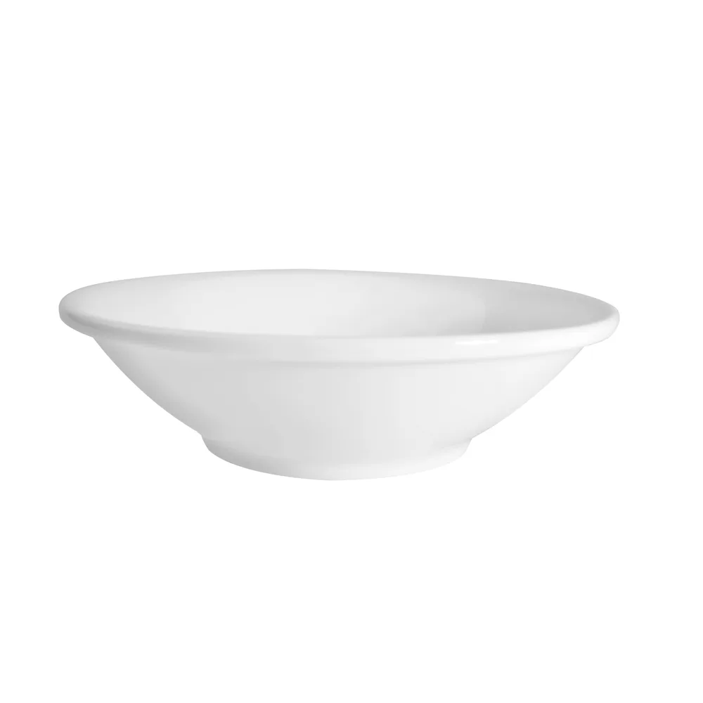 CAC China MAJ-11 Majesty Fruit Dish 5 oz., 4-7/8" Dia. x 1-1/4" H Bone White Bone China 1 Dozen