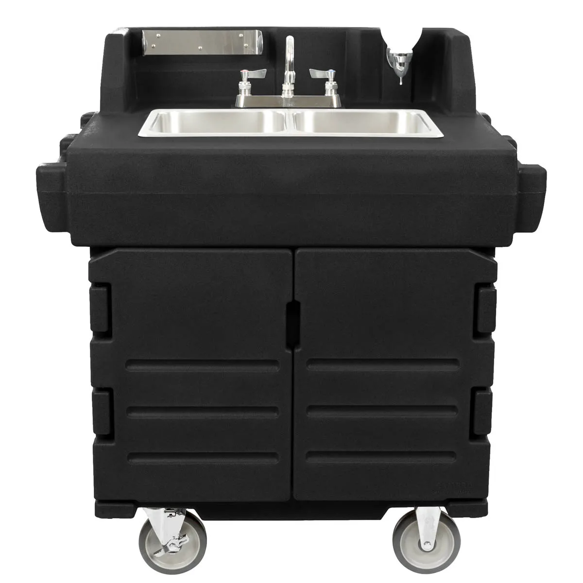 Cambro KSC402426 Camkiosk® Hand Sink Cart, with 2 Compartment Sink
