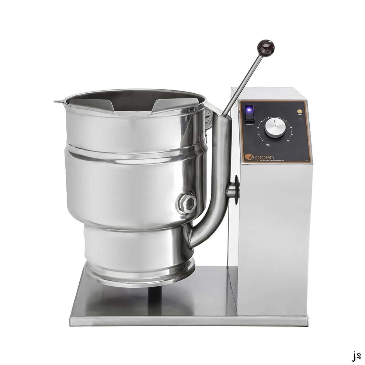 Groen TDH-48C 12 Gallon Countertop Tilting 2/3 Steam Jacketed Gas Kettle, 52.000 BTU