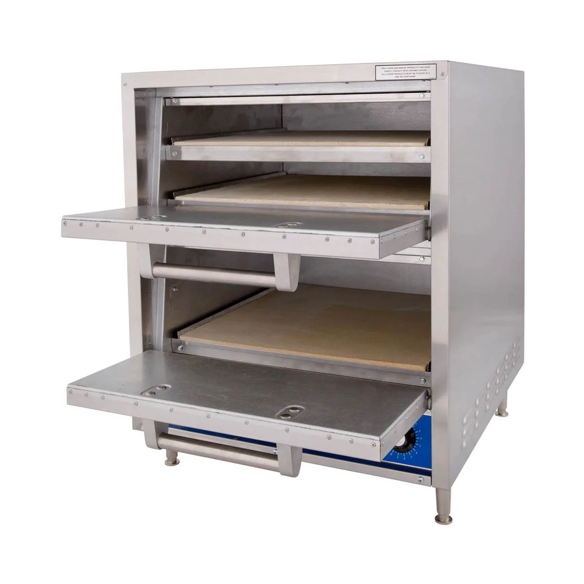 Bakers Pride P46S 26" Electric Countertop Pizza Bake Oven w/ 2 Decks, Thermostatic Controls