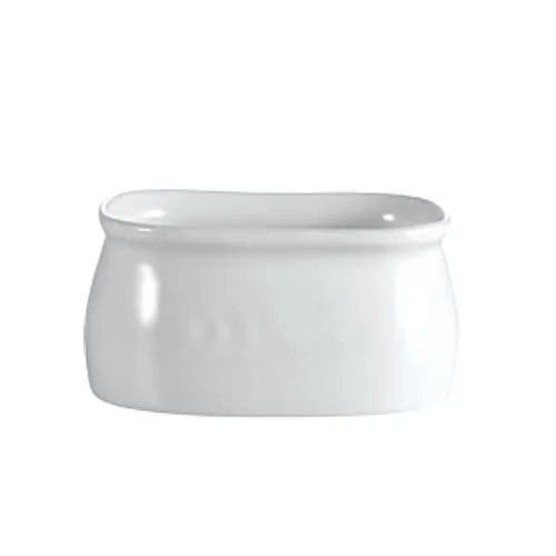 CAC China RSV-HSP - Sugar Packet Holder 3.75"Lx2.75"Wx1.88"H Porcelain White Safe - 1 Dozen