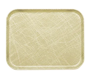 Cambro 810214 Camtray Rectangular Tray, 8" x 9-7/8" Fiberglass, Abstract Tan, Dishwasher Safe, NSF