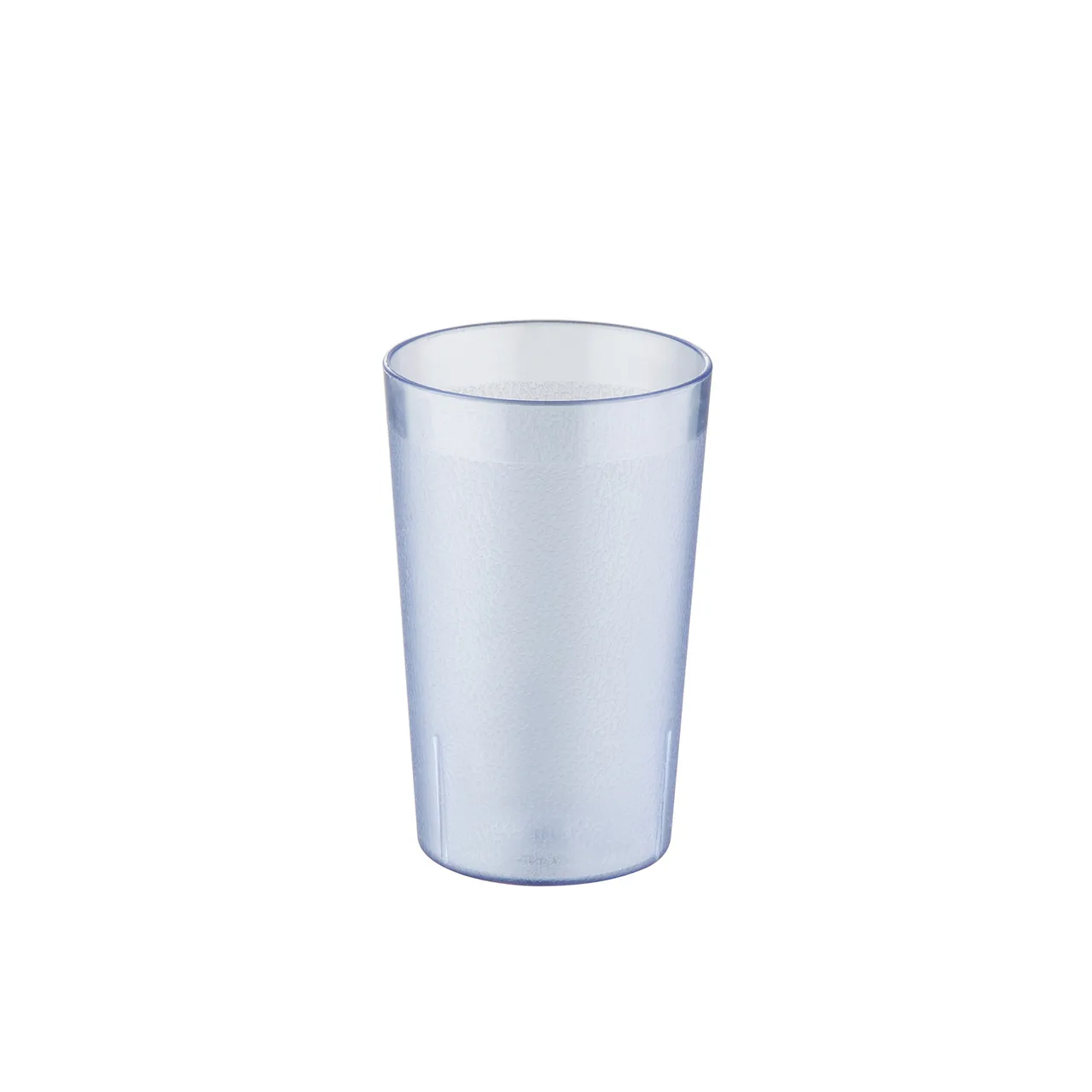 CAC China BVPT-10BL - 10 oz Pebbled Blue SAN Tumbler, Break‑Resistant, Dishwasher Safe - 1 Dozen