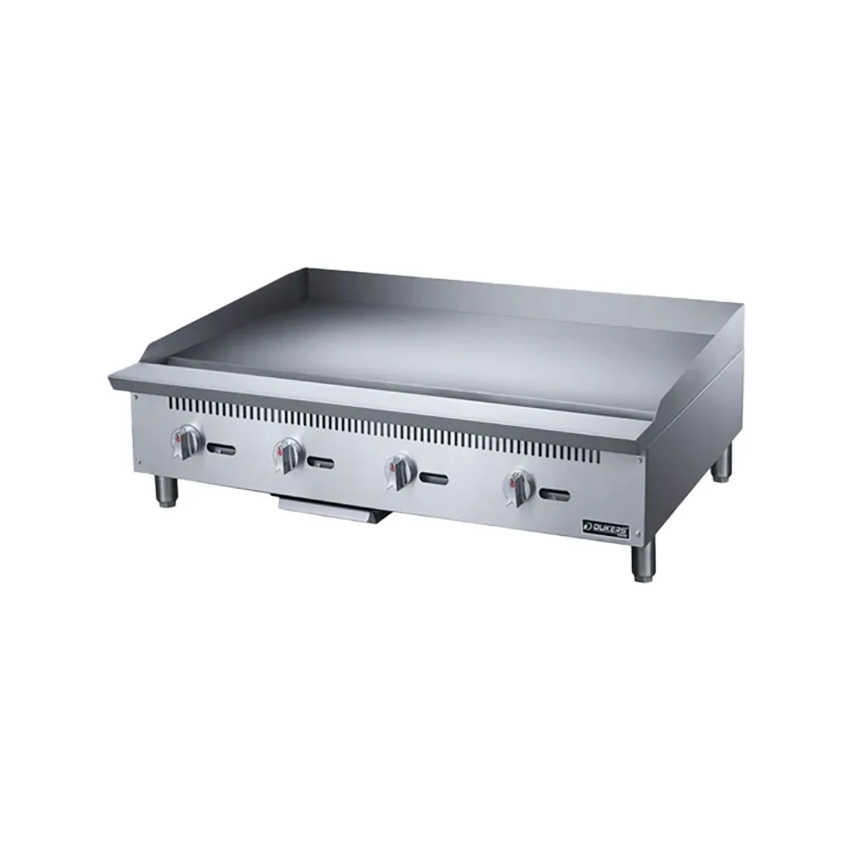 Dukers Appliance Co DCGM48 48" Countertop Manual Gas Griddle, 3/4" Steel Plate, 120.000 BTU