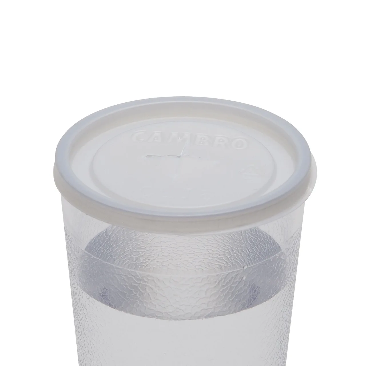 Cambro CLJ6190 CamLid® Translucent Lid, Fits Colorware #500P/500P2 & Lido™ #LDT5, USA - 1000/Case