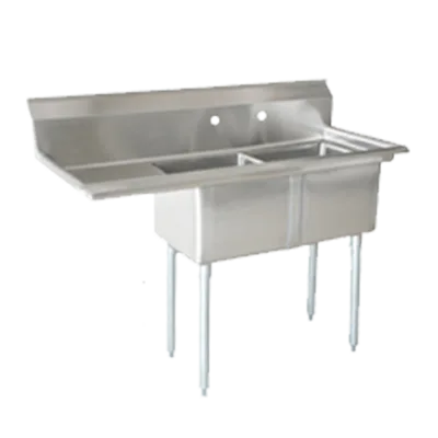 Omcan USA 25256 (2) Two Compartment Sink