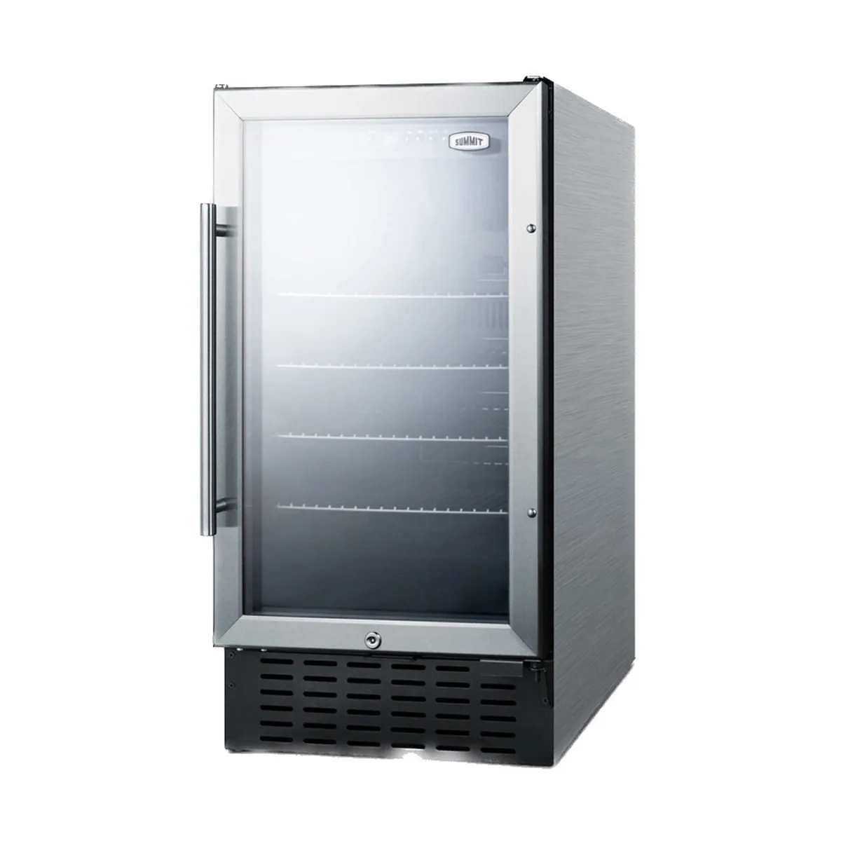 Summit SCR1841BCSSADA 18" Beverage Center with Glass Door, Stainless Steel, 2.7 cu.ft