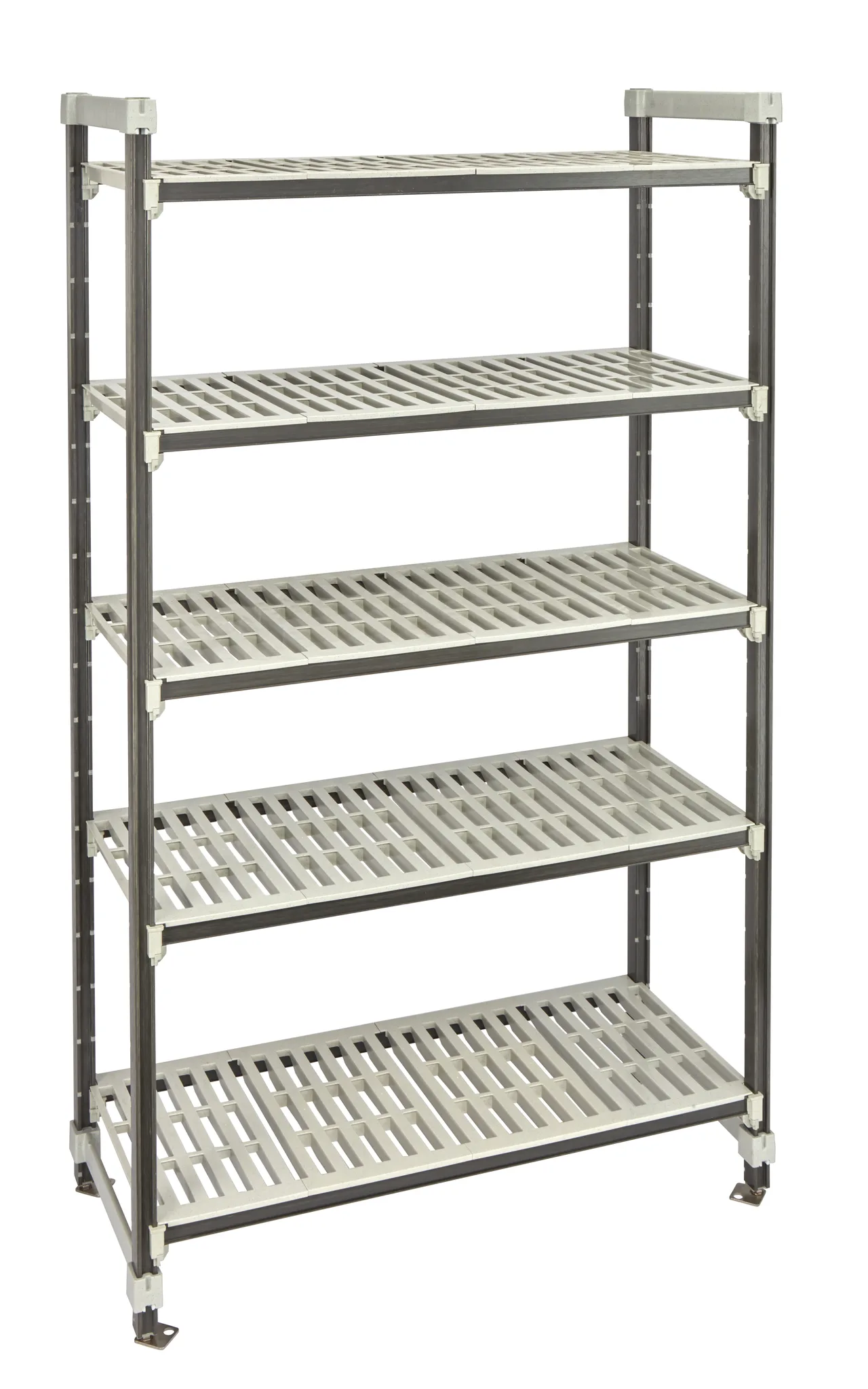 Cambro EST183681V5480 Camshelving Elements XTRA 18x36x81 2400 lbs 4-Tier Track Shelving System