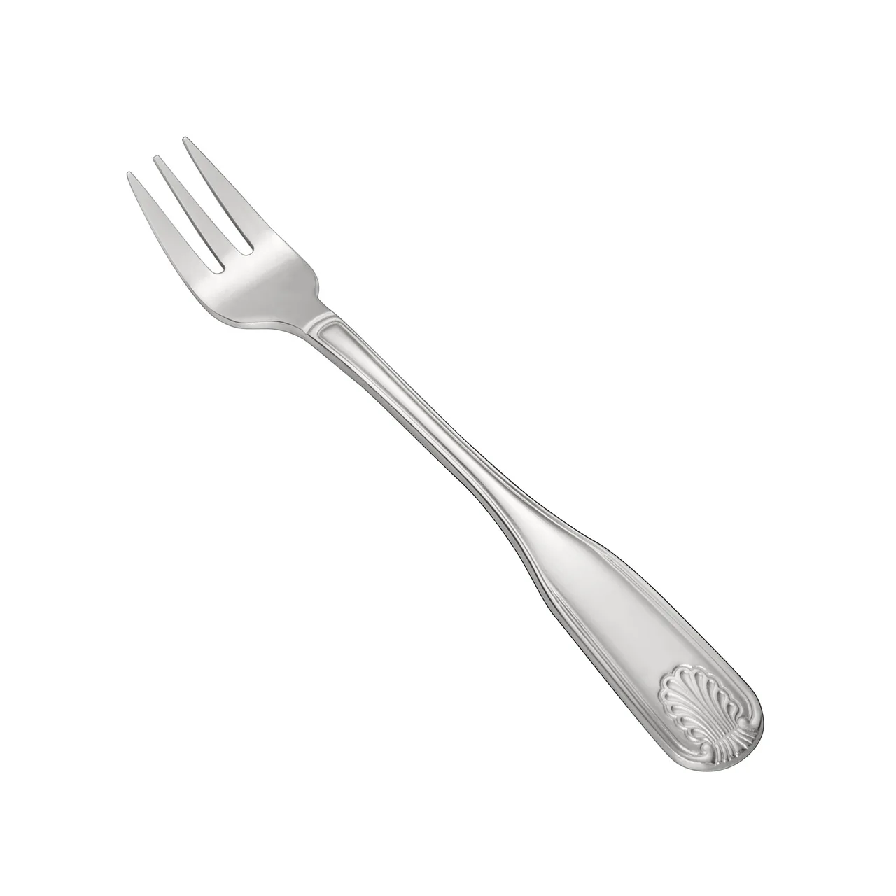 CAC China 3001-06 Phoenix Salad Fork, 6¼" Length, Heavy Weight, 18/0 Stainless Steel - 1 Dozen