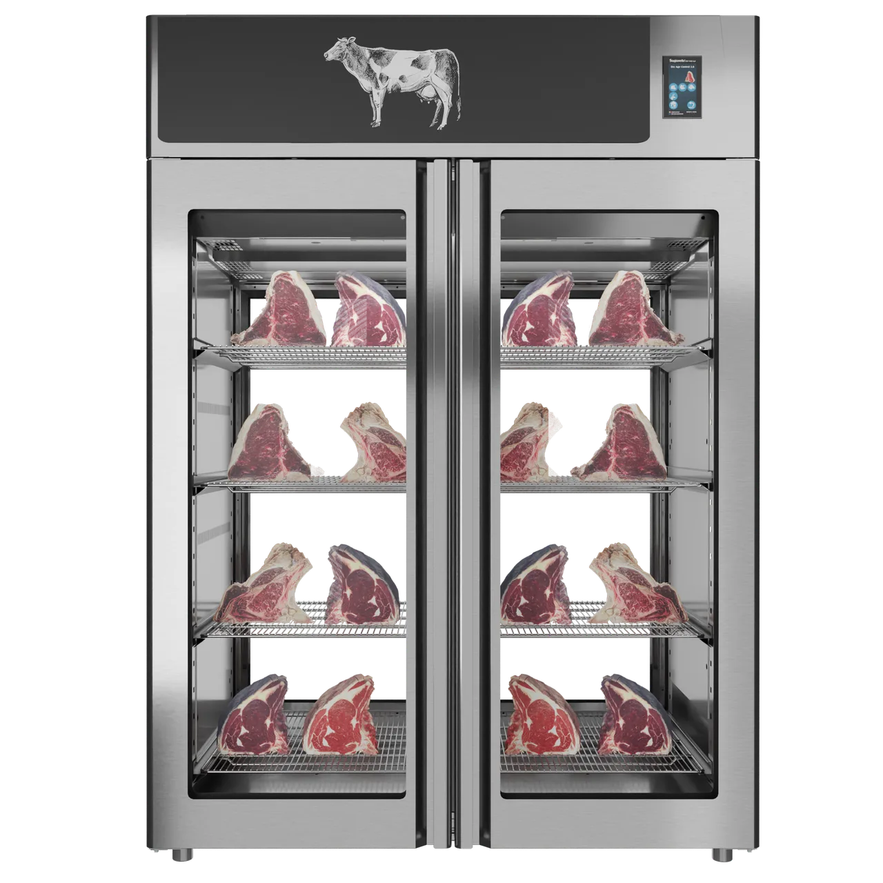 Omcan USA 48044 - Stagionello® Dry Age 3.0 Cabinet, 49.5 cu. ft., 26.6°F-95°F, 980W, 220-240V, 304 stainless steel