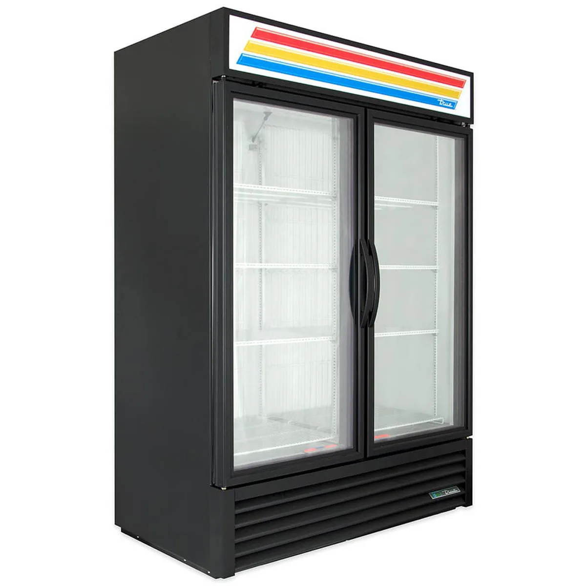 True GDM-49F-HC~TSL01 54" 2 Glass Swing Door Merchandiser Freezer in White