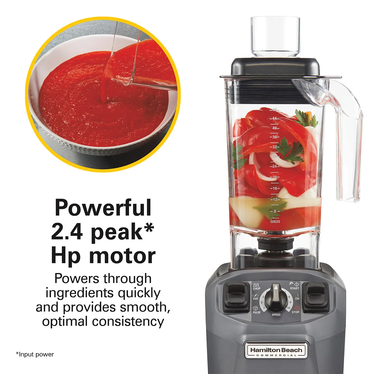 Hamilton Beach HBF510 Variable Speed Countertop Food Blender