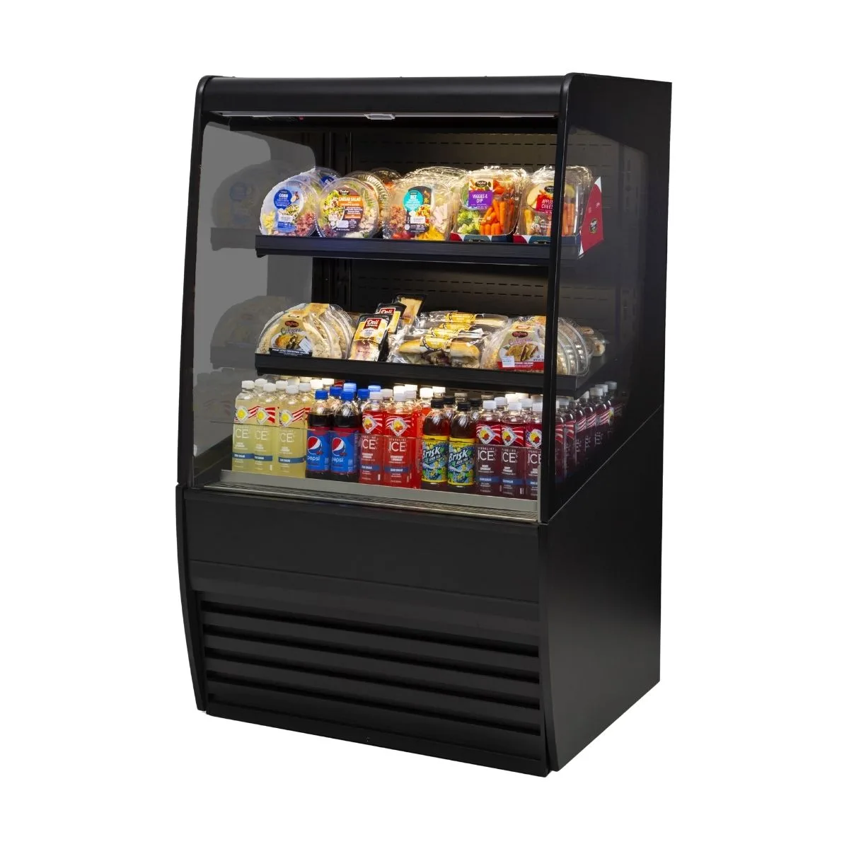 Federal Industries VRSS3660C 36" Self-Serve High Profile Open Air Merchandiser, 2 Shelves