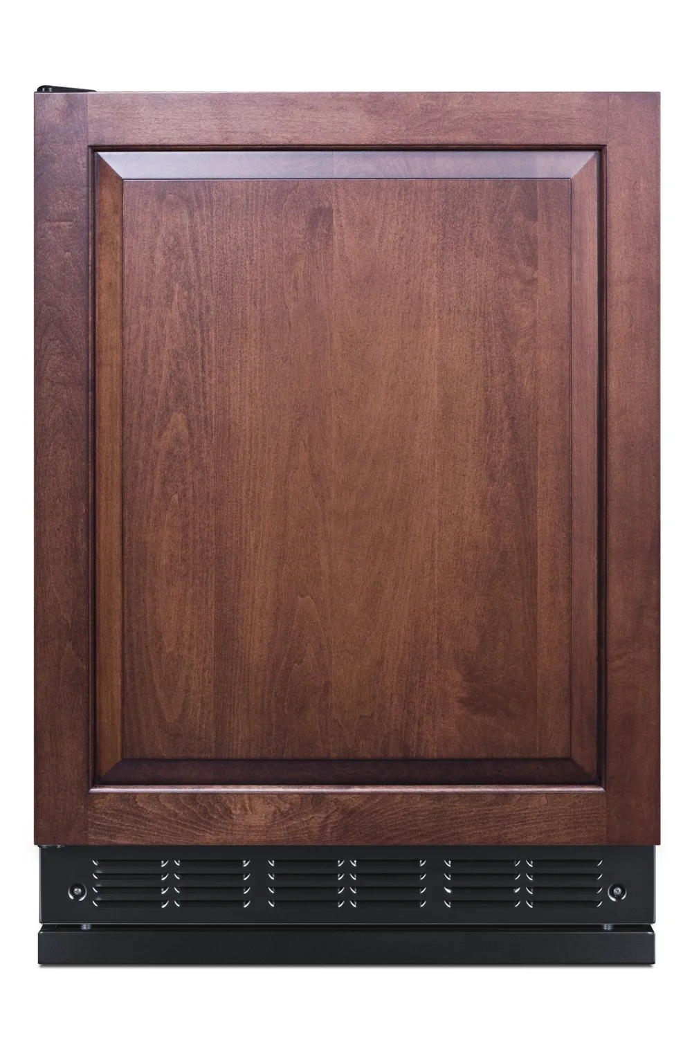 Summit CT66BK2SSRSIFLHD 23" Undercounter Refrigerator Freezer in Black, Panel Ready Left Hinged Door, Adjustable Height, 4.9 cu. ft.