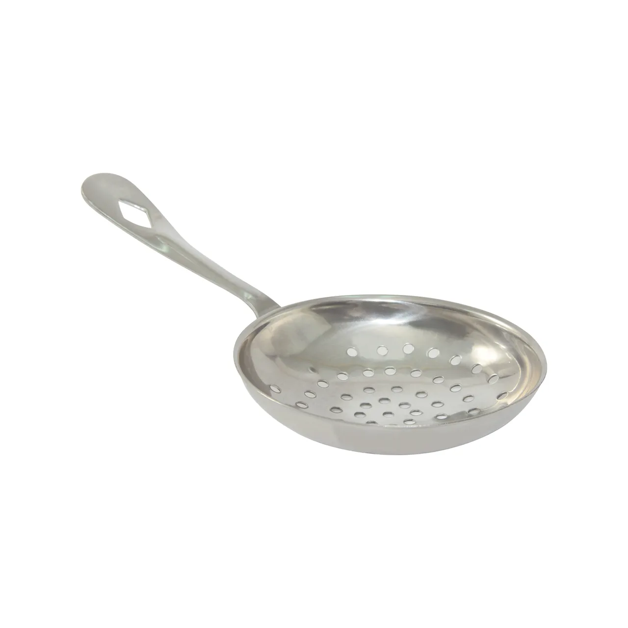 CAC China KUJP-6 Julep Strainer, 6-1/4"L, Perforated, Bowl-Shape, Stainless Steel