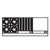 Comstock-Castle F3226-18-1.5RB 60" Gas Restaurant Range w/ (4) Open Burners, (1) 18" Griddle, (1) 18" Charbroiler, (2) Standard Ovens, 244.000 BTU