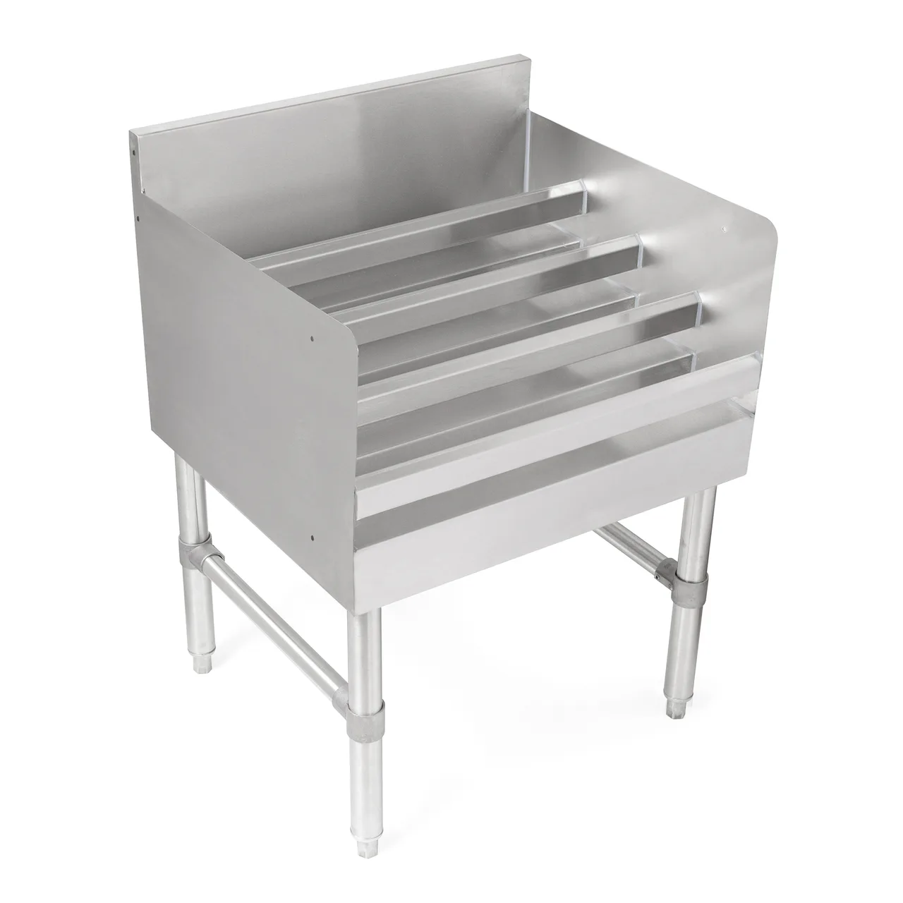 John Boos UBLD-2124 Underbar Liquor Display Unit, Four-Tiered