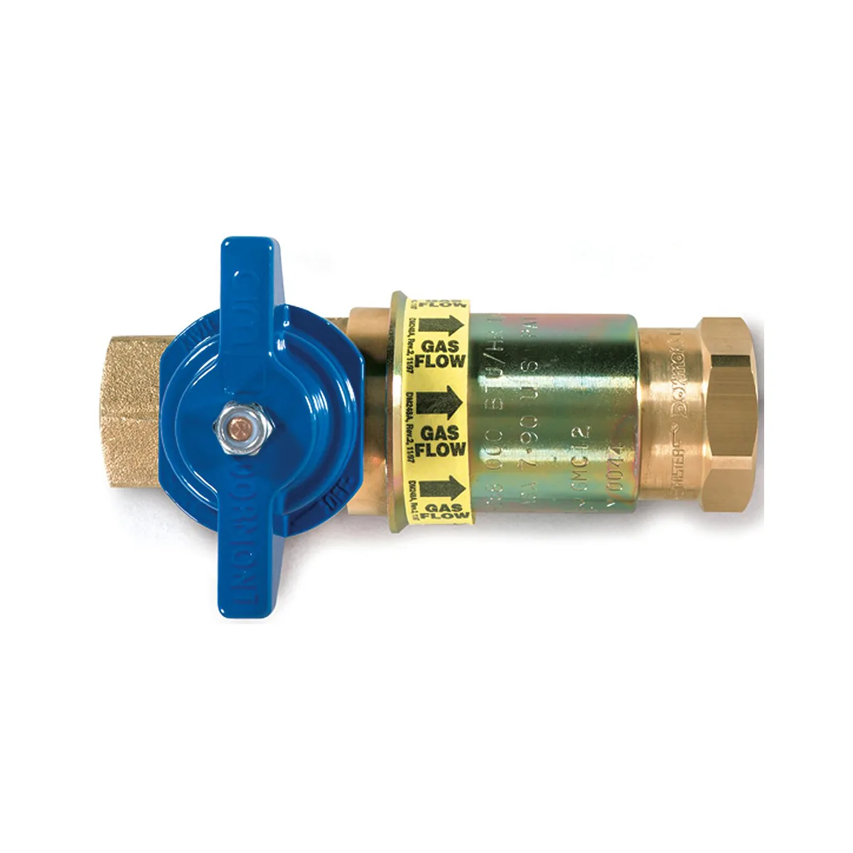 Dormont CF-100 Quick Disconnect Coupler – 1" Safety Quik® QDV Water Appliance Connector / Brass