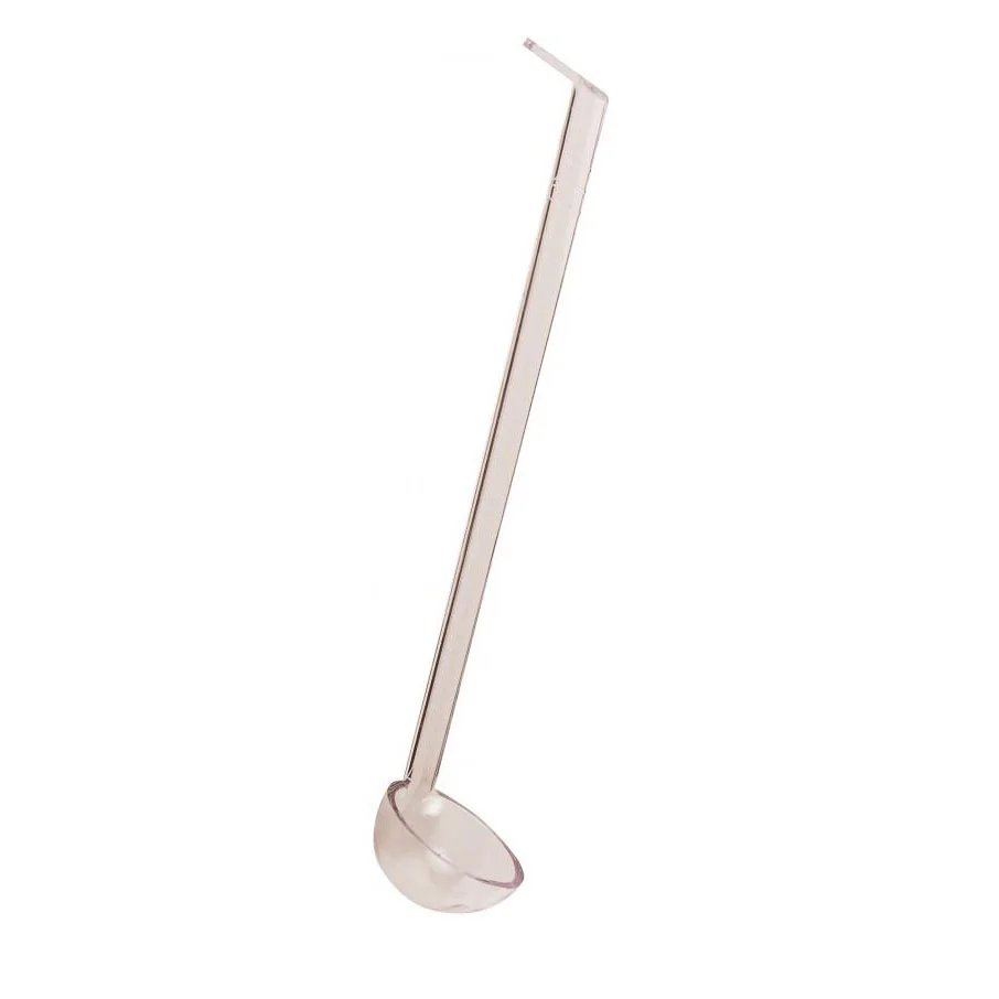 Omcan USA 80219 Ladle – 8½" One‑Piece Polycarbonate Spoon, Beige, 0.75 oz, 8½" Length