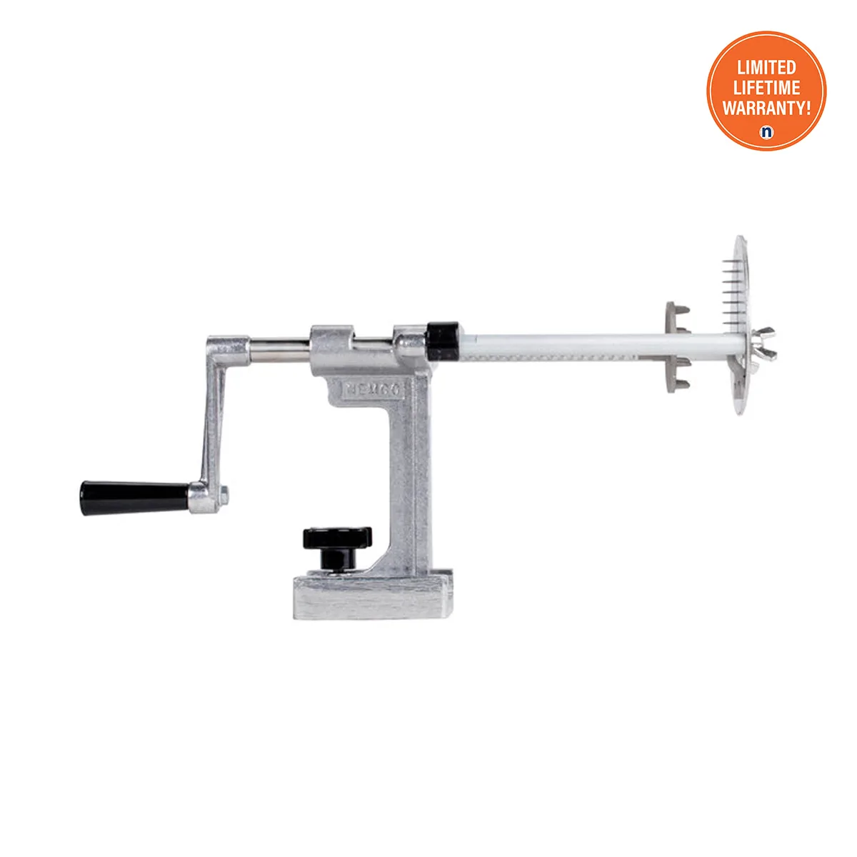 Nemco 55050AN - Manual Spiral Fry Potato Kutter, Cast Aluminum & Stainless Steel, Left/Right Hand, Screw Drive