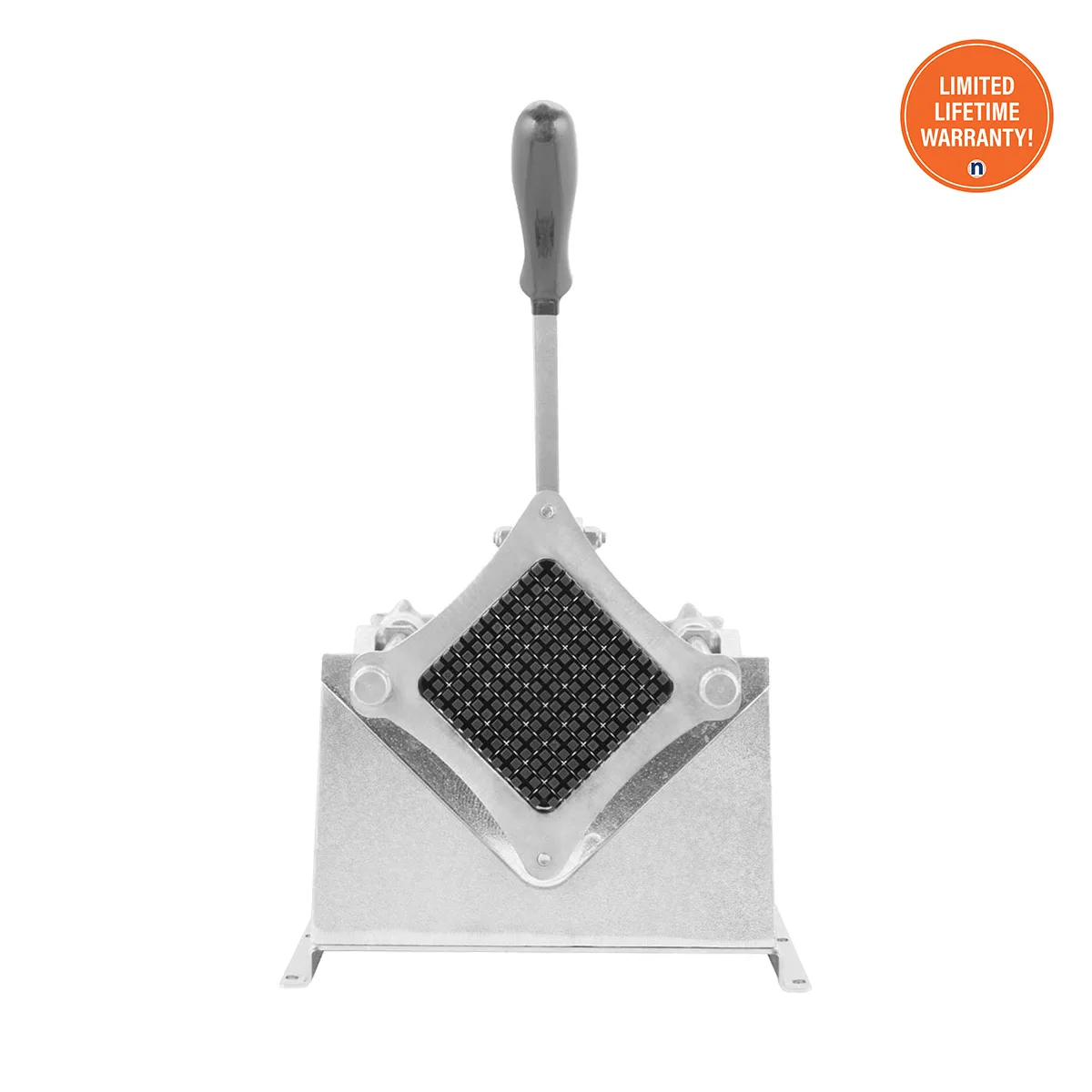 Nemco 56450A-3 1/2" Square Cut Countertop French Fry Cutter, Aluminum Body, 300-Series Stainless Blades, Block
