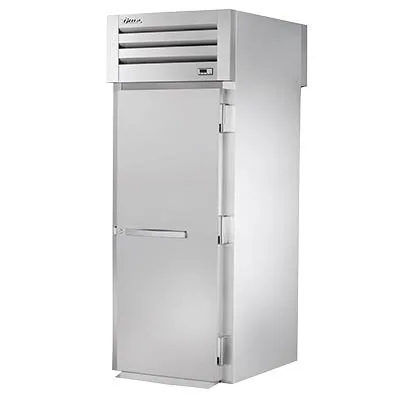 True STR1HRT-1S-1S 1-Section Roll-Thru Heated Holding Cabinet, Stainless Steel, Solid Door, 2.0kW, 115-230V