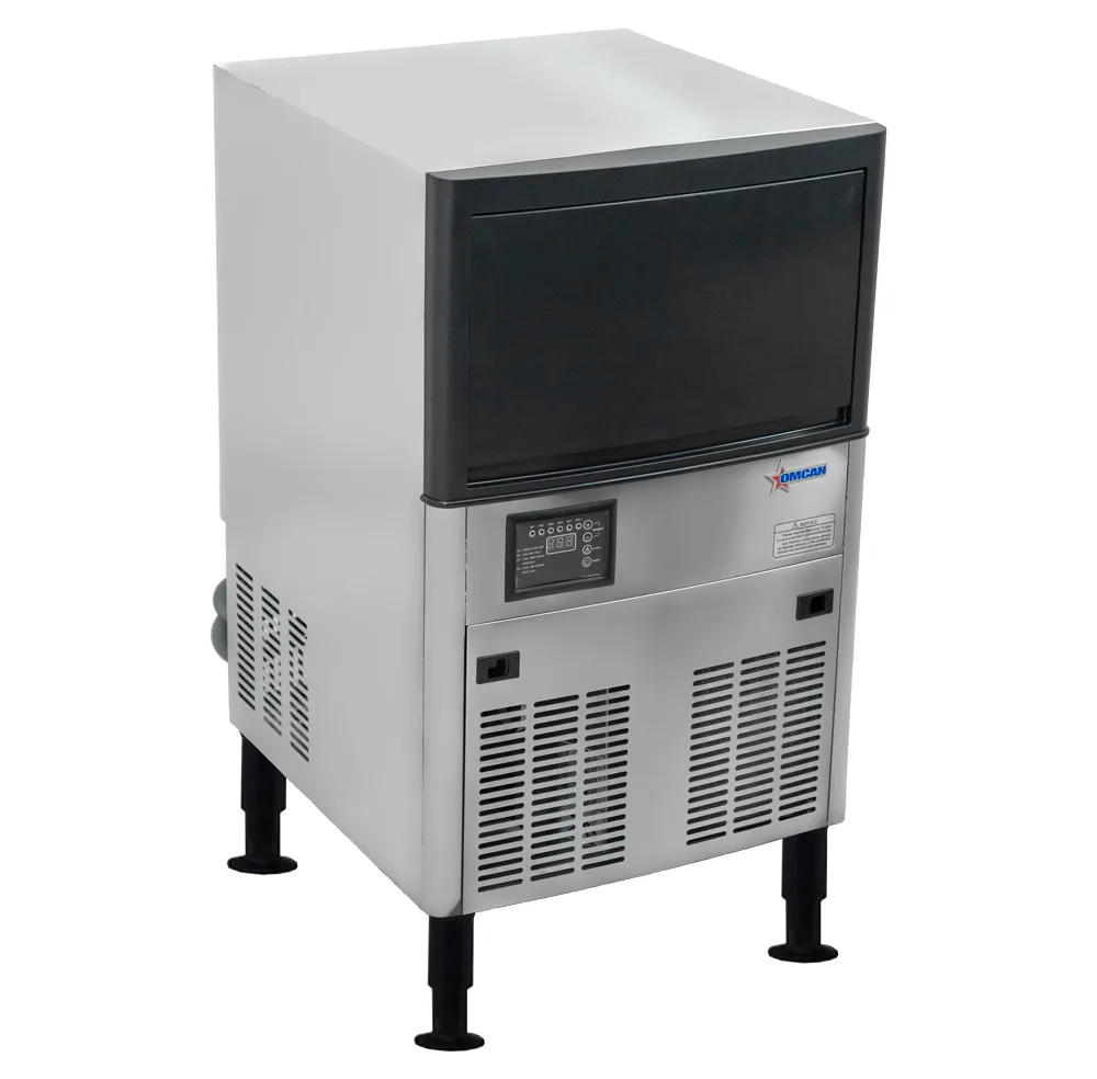 Omcan USA 47773 20" Air Cooled Half Cube 79,4 lb Undercounter Ice Machine with 33,1 lb Bin