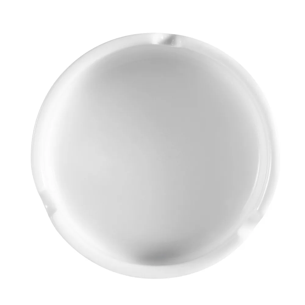 CAC China AST-4 - Porcelain Ashtray, 4½" Diameter x 1⅛" Height, White, Dishwasher Safe - 1 Dozen
