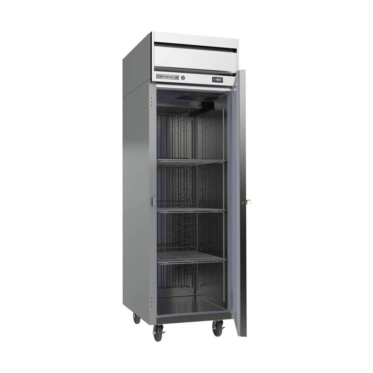Beverage Air HFS1HC-1S 26" 1-Section Reach-In Freezer, Solid Door, Top Mounted, 21 cu. ft., Stainless Steel Front