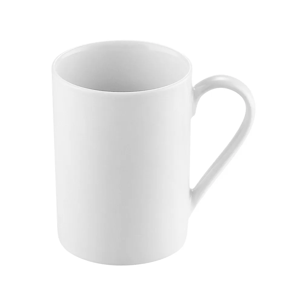 CAC China UVS-C10 - 9.5 Oz Mug, 3" Dia x 4" H, Porcelain White, Dishwasher Microwave Safe - 1 Dozen