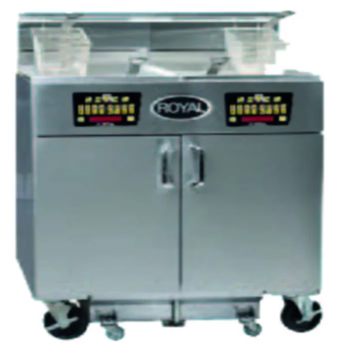 Royal Range of California REF-1417-3-CM Multiple Battery Fryer, Electric, (3) 50-Lb. Vats