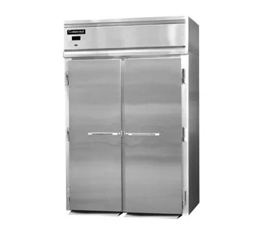 Continental DL2WI-SA 2-Section Roll-In Heated Holding Cabinet, Stainless Steel Exterior, Aluminum Interior, Solid Doors