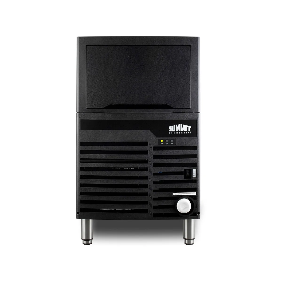 Summit BIM100 21" Air Cooled Full Cube 100 lb Undercounter Ice Machine with 27 lb Bin