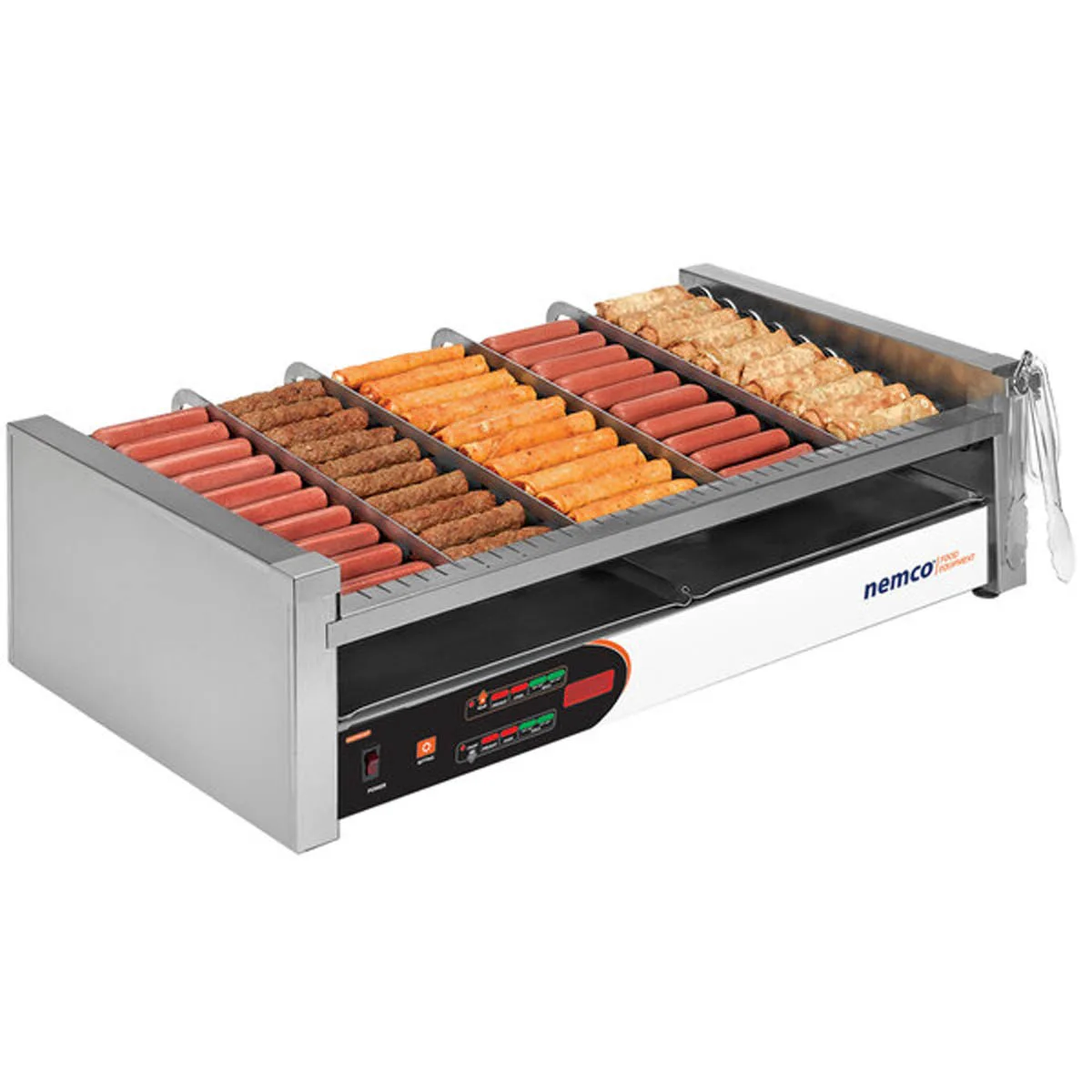 Nemco 8250SX-SLT Roller Grill, Counter Top, Roller-Type, Digital Controls