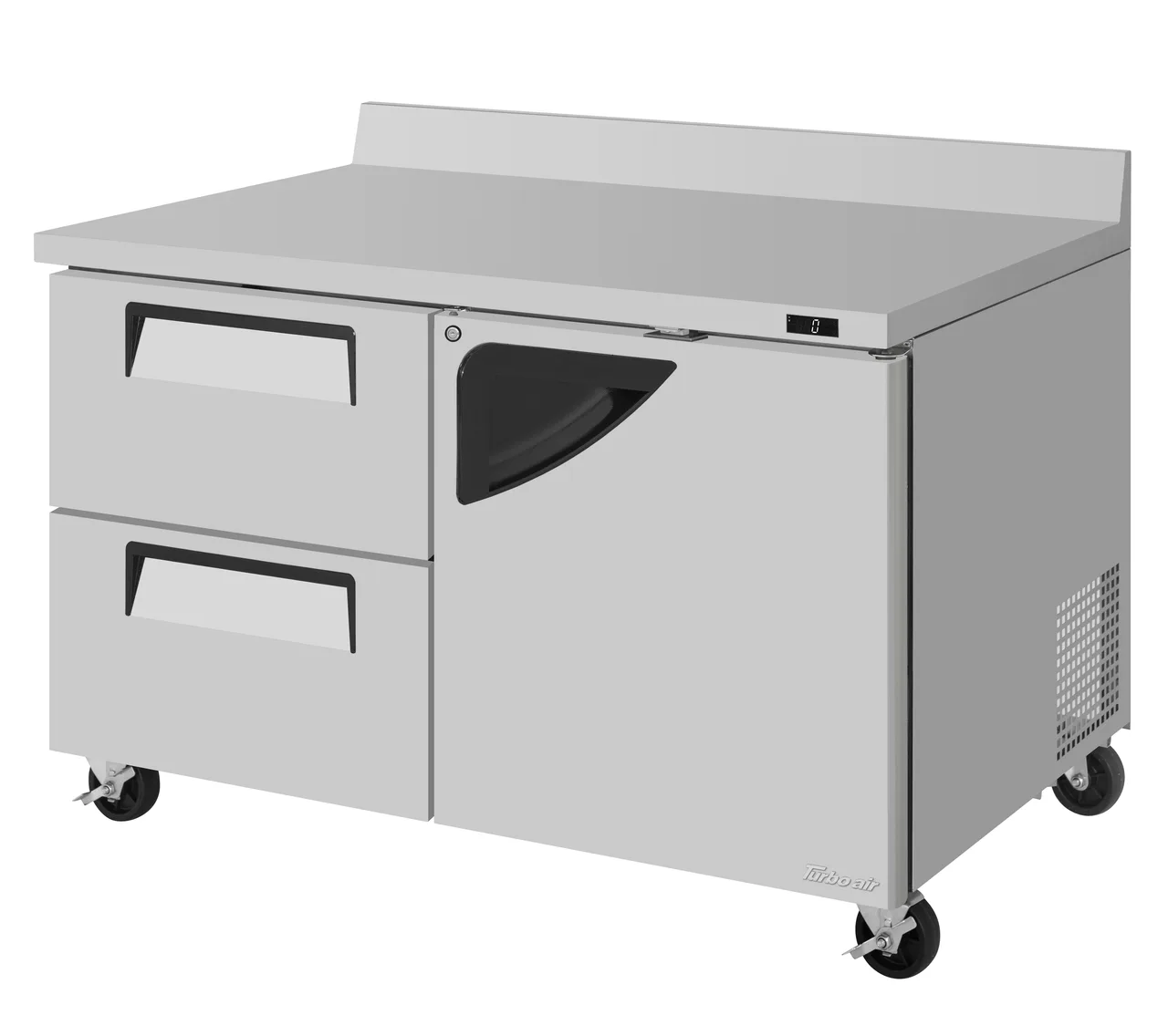Turbo Air TWF-48SD-D2R-N 48" Two Section WorkTop Freezer, 2 Drawers, 12.0 cu. ft.
