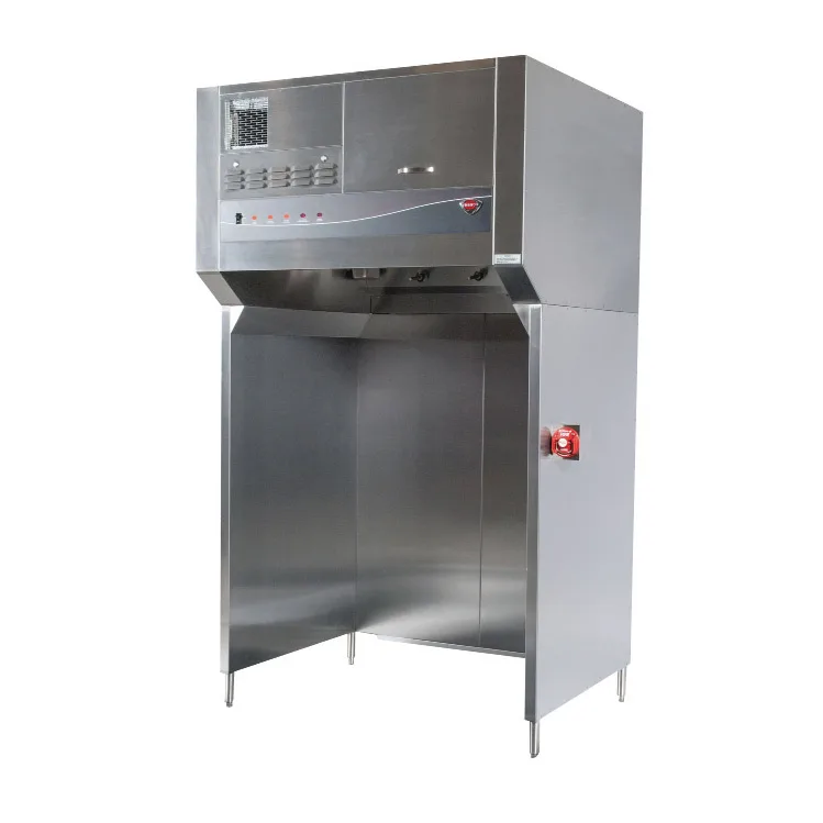 Wells WVU-48 Universal Ventless Exhaust Hood w/ 4-Stage Filtration, 48" Cooking Zone, Airflow Sensors, 2 LED Lights