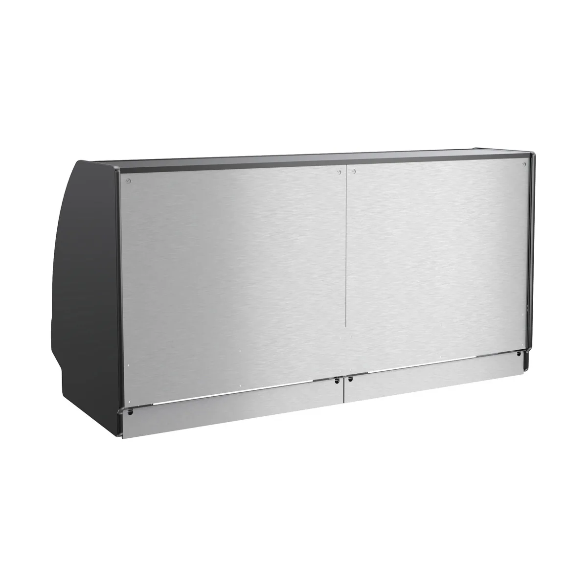 Structural Concepts GHSS652RLB (CURVED) 73" Self-Serve Refrigerated Open Air Merhandiser, Remote DX Refrigeration
