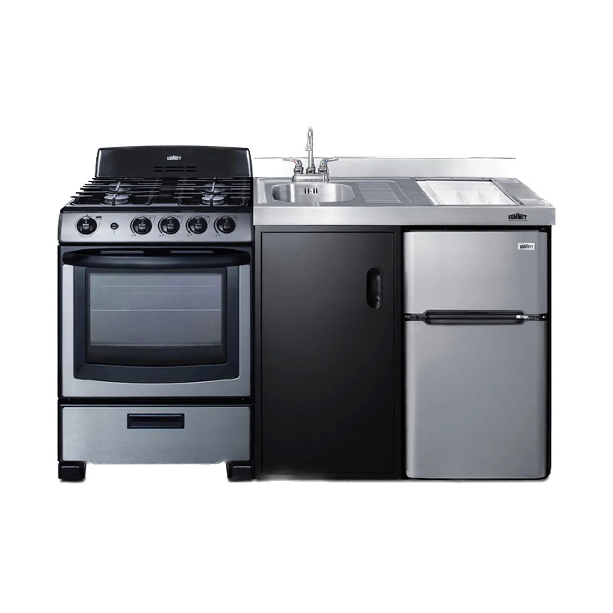 Summit ACK63GASBSS All-In-One Combination Kitchenette