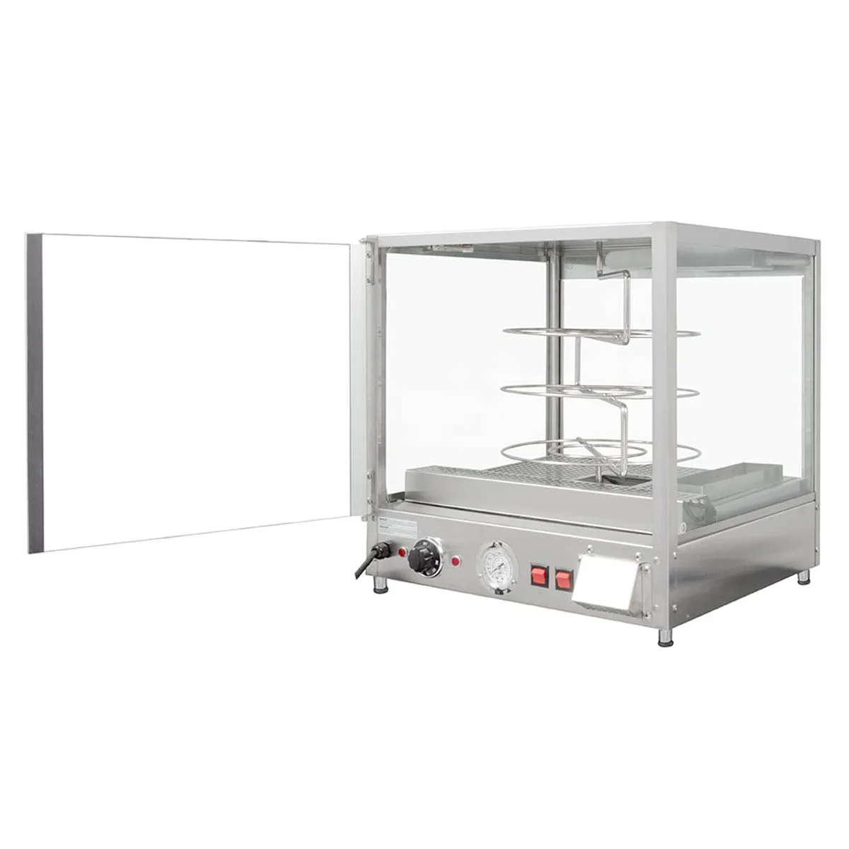 Doyon DRPR3 20" Full Service Countertop Food Warmer/Display Case, 3 Shelves