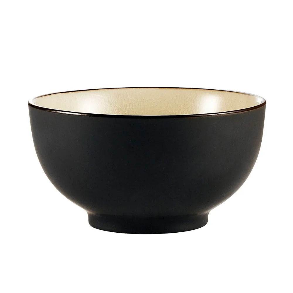 CAC China 666-4-W Rice Bowl, 10 Oz., 4-3/4" Dia. x 2-1/2" H, Creamy White, Ceramic - Dozen