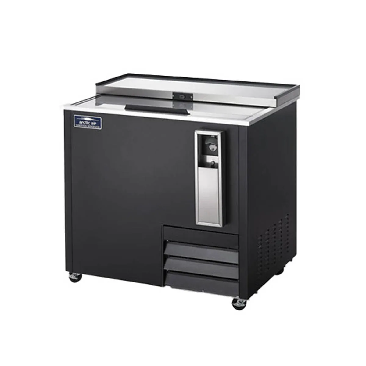 Arctic Air AUB36R 37" Horizontal Bottle Cooler, 9.3 cu. ft. capacity, 11/14.5 Cases