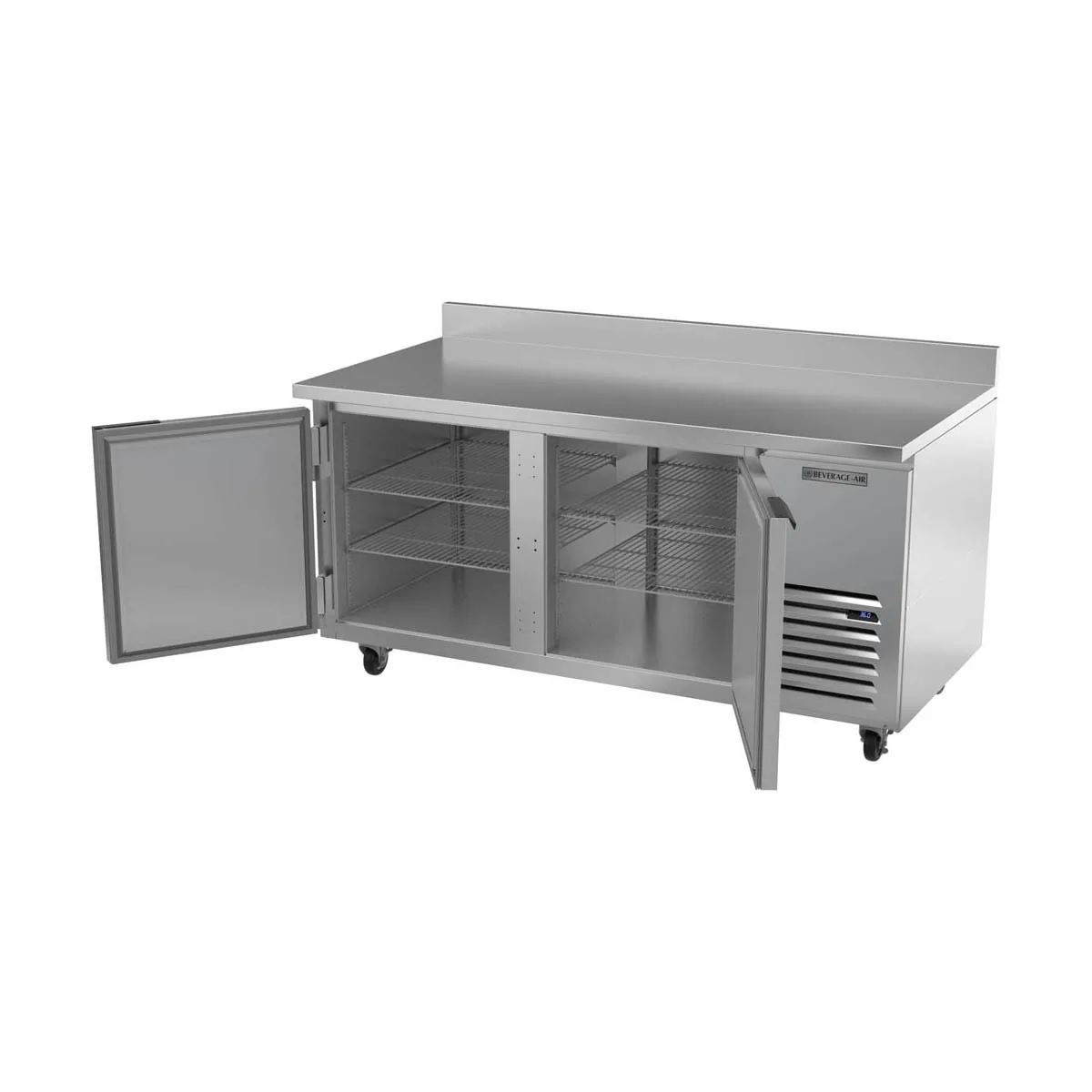 Beverage Air WTR67AHC 67" 2-Section Worktop Refrigerator w/ 2 Doors, 19 cu. ft.