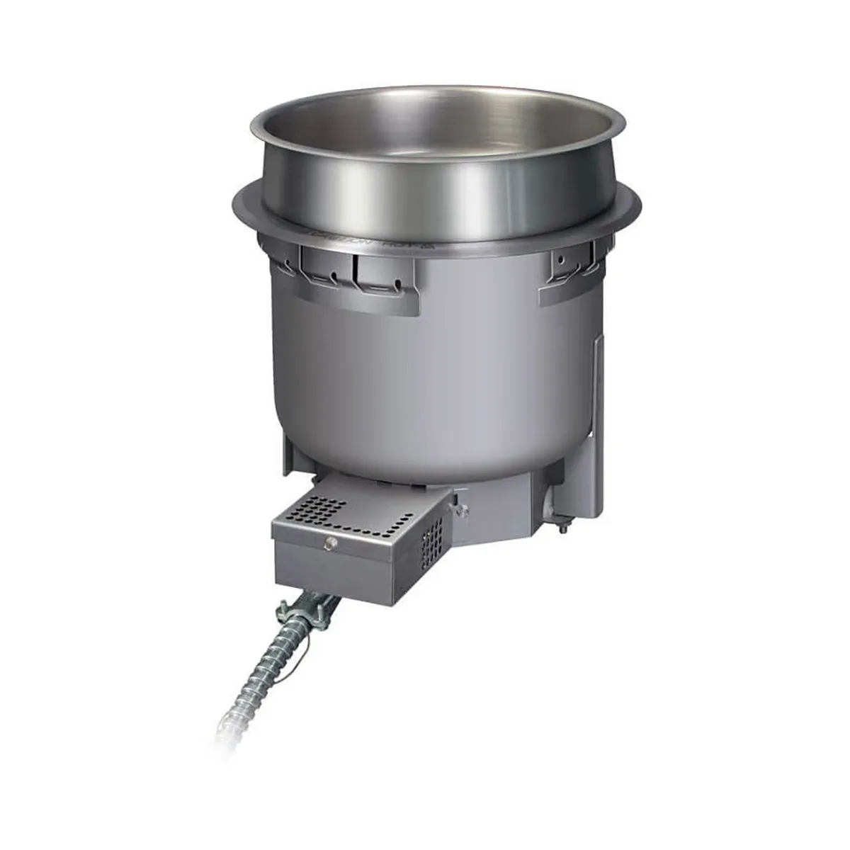 Hatco HWBHI-7QTD Drop-In Heated Well, with Drain, Round, Insulated, 7 Quart